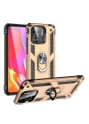 BFS  Xiaomi Redmi 10C Kılıf Sofya Yüzüklü Silikon Kapak - Gold