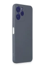 BFS  Xiaomi Redmi 12 Kılıf Nano içi Kadife Silikon - Gri