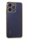 BFS  Xiaomi Redmi 12 Kılıf Razer Lensli Silikon - Gold