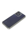 BFS  Xiaomi Redmi 12 Kılıf Razer Lensli Silikon - Gümüş