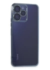 BFS  Xiaomi Redmi 12 Kılıf Razer Lensli Silikon - Sierra Blue