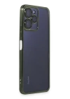 BFS  Xiaomi Redmi 12 Kılıf Razer Lensli Silikon - Yeşil
