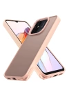 BFS  Xiaomi Redmi 12C Kılıf Elegant Kapak - Pudra