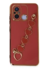 BFS  Xiaomi Redmi 12C Kılıf Esila Silikon - Kırmızı
