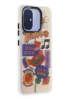 BFS  Xiaomi Redmi 12C Kılıf Estoril Desenli Kapak - Estoril - 15
