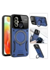 BFS  Xiaomi Redmi 12C Kılıf Joy Lens Standlı Kapak - Lacivert