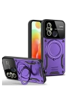 BFS  Xiaomi Redmi 12C Kılıf Joy Lens Standlı Kapak - Mor