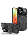 BFS  Xiaomi Redmi 12C Kılıf Joy Lens Standlı Kapak - Siyah