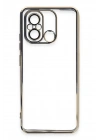 BFS Xiaomi Redmi 12C Kılıf Lensli Silikon - Gold