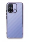BFS Xiaomi Redmi 12C Kılıf Lensli Silikon - Mor