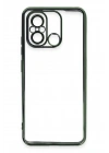 BFS  Xiaomi Redmi 12C Kılıf  Lensli Silikon - Yeşil