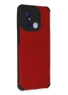 BFS  Xiaomi Redmi 12C Kılıf Loop Deri Silikon - Kırmızı
