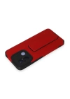 BFS  Xiaomi Redmi 12C Kılıf Mega Standlı Silikon - Kırmızı