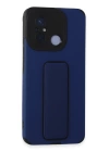 BFS  Xiaomi Redmi 12C Kılıf Mega Standlı Silikon - Mavi