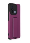 BFS  Xiaomi Redmi 12C Kılıf Mega Standlı Silikon - Mor