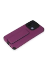 BFS  Xiaomi Redmi 12C Kılıf Mega Standlı Silikon - Mor