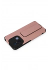 BFS Xiaomi Redmi 12C Kılıf Mega Standlı Silikon - Pudra