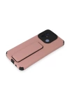 BFS  Xiaomi Redmi 12C Kılıf Mega Standlı Silikon - Pudra