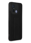 BFS  Xiaomi Redmi 12C Kılıf Mega Standlı Silikon - Siyah