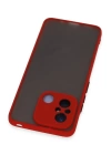 BFS  Xiaomi Redmi 12C Kılıf Montreal Silikon Kapak - Kırmızı