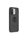 BFS  Xiaomi Redmi 12C Kılıf Montreal Yüzüklü Silikon Kapak - Siyah