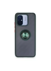 BFS  Xiaomi Redmi 12C Kılıf Montreal Yüzüklü Silikon Kapak - Yeşil