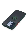 BFS  Xiaomi Redmi 12C Kılıf Montreal Yüzüklü Silikon Kapak - Yeşil