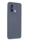 BFS  Xiaomi Redmi 12C Kılıf Nano içi Kadife Silikon - Gri