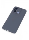 BFS Xiaomi Redmi 12C Kılıf Nano içi Kadife Silikon - Gri