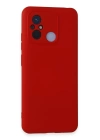 BFS  Xiaomi Redmi 12C Kılıf Nano içi Kadife Silikon - Kırmızı