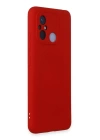 BFS  Xiaomi Redmi 12C Kılıf Nano içi Kadife Silikon - Kırmızı