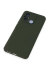 BFS  Xiaomi Redmi 12C Kılıf Nano içi Kadife Silikon - Koyu Yeşil