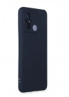 BFS Xiaomi Redmi 12C Kılıf Nano içi Kadife Silikon - Lacivert