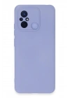 BFS Xiaomi Redmi 12C Kılıf Nano içi Kadife Silikon - Lila