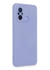 BFS  Xiaomi Redmi 12C Kılıf Nano içi Kadife Silikon - Lila