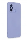 BFS Xiaomi Redmi 12C Kılıf Nano içi Kadife Silikon - Lila