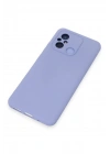 BFS Xiaomi Redmi 12C Kılıf Nano içi Kadife Silikon - Lila