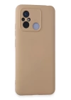 BFS  Xiaomi Redmi 12C Kılıf Nano içi Kadife Silikon - Pudra