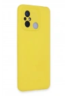 BFS Xiaomi Redmi 12C Kılıf Nano içi Kadife Silikon - Sarı