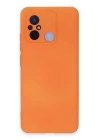 BFS  Xiaomi Redmi 12C Kılıf Nano içi Kadife Silikon - Turuncu