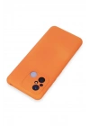 BFS Xiaomi Redmi 12C Kılıf Nano içi Kadife Silikon - Turuncu