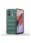 BFS  Xiaomi Redmi 12C Kılıf Optimum Silikon - Koyu Yeşil