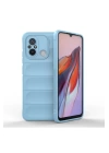 BFS  Xiaomi Redmi 12C Kılıf Optimum Silikon - Sky Blue