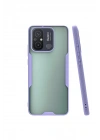 BFS Xiaomi Redmi 12C Kılıf Platin Silikon - Lila