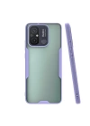 BFS  Xiaomi Redmi 12C Kılıf Platin Silikon - Lila