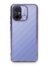 BFS  Xiaomi Redmi 12C Kılıf Razer Lensli Silikon - Mor
