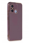 BFS Xiaomi Redmi 12C Kılıf Volet Silikon - Mor
