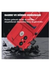 BFS  Xiaomi Redmi 12C Kılıf Zuma Kartvizitli Yüzüklü Silikon - Pembe