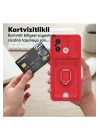 BFS  Xiaomi Redmi 12C Kılıf Zuma Kartvizitli Yüzüklü Silikon - Pembe