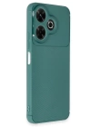 BFS  Xiaomi Redmi 13 4G Kılıf Auto Focus Karbon Kapak - Koyu Yeşil